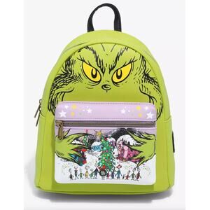 Loungefly How The Grinch Stole Christmas Whoville Mini Backpack